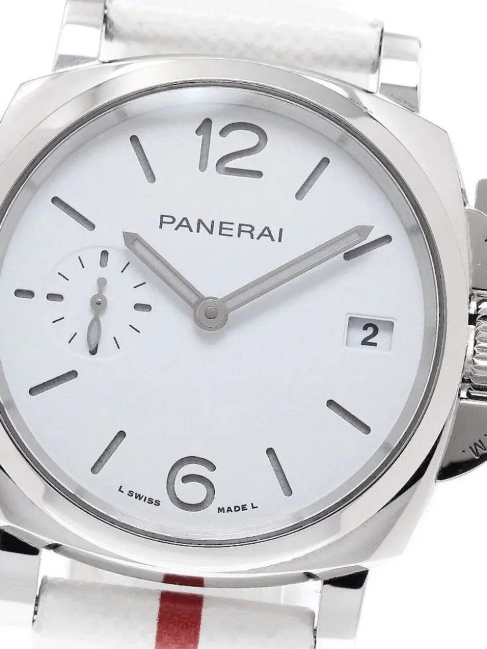 PANERAI Luminor Due Luna Rossa PAM01306 white Dial Automatic Men's Watch_965607